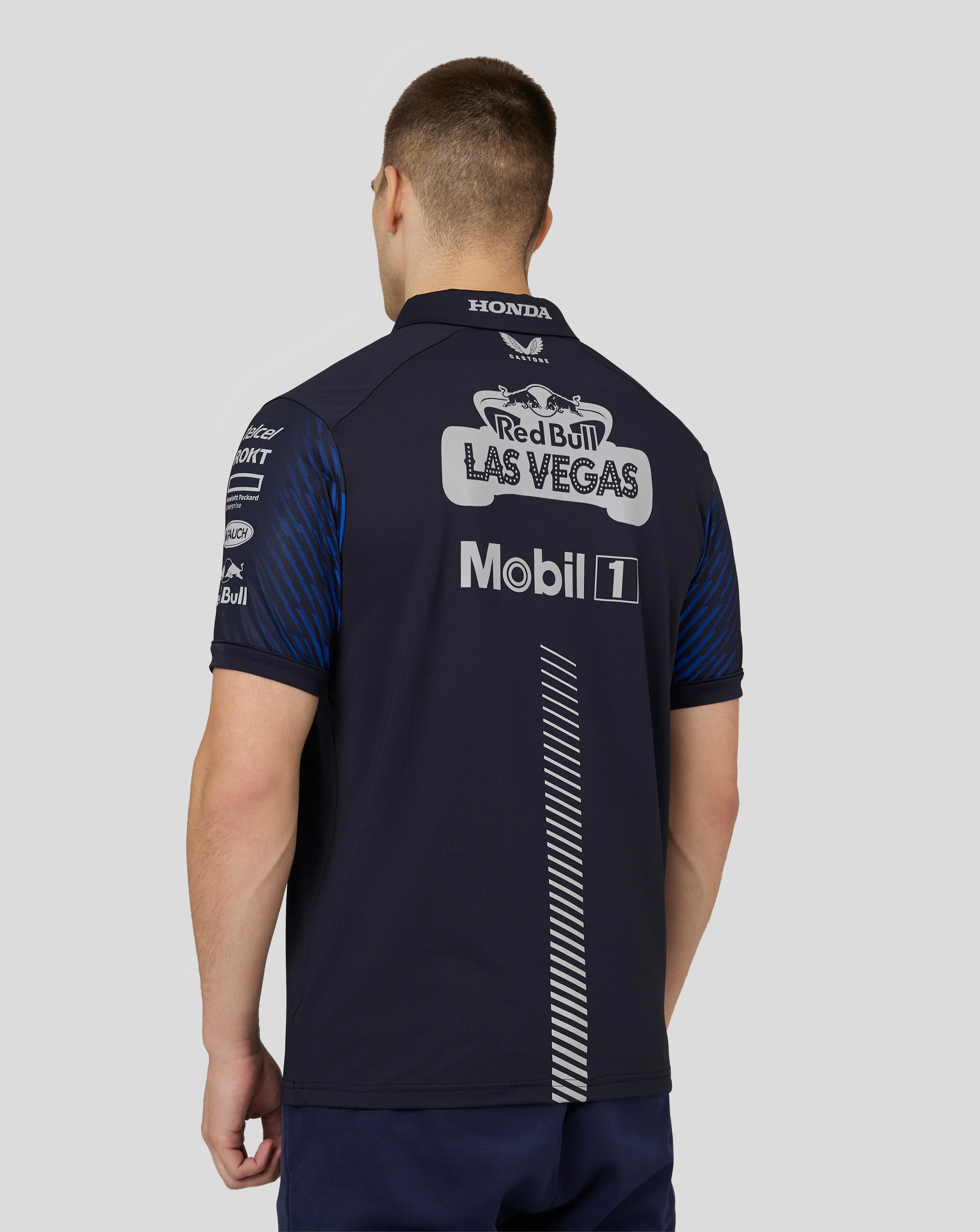 Oracle Red Bull Racing Unisex Las Vegas Officiële Teamline Polo