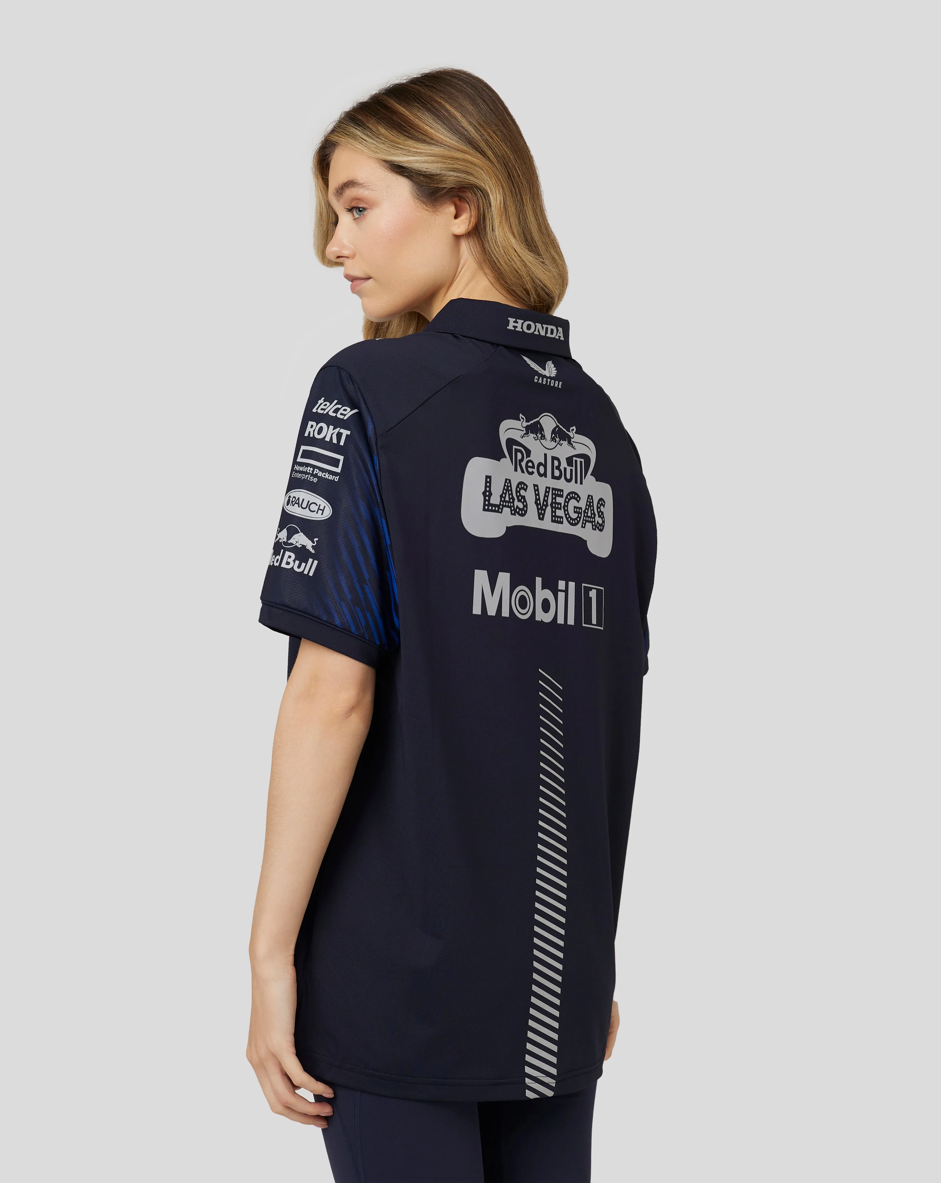 Oracle Red Bull Racing Unisex Las Vegas Officiële Teamline Polo