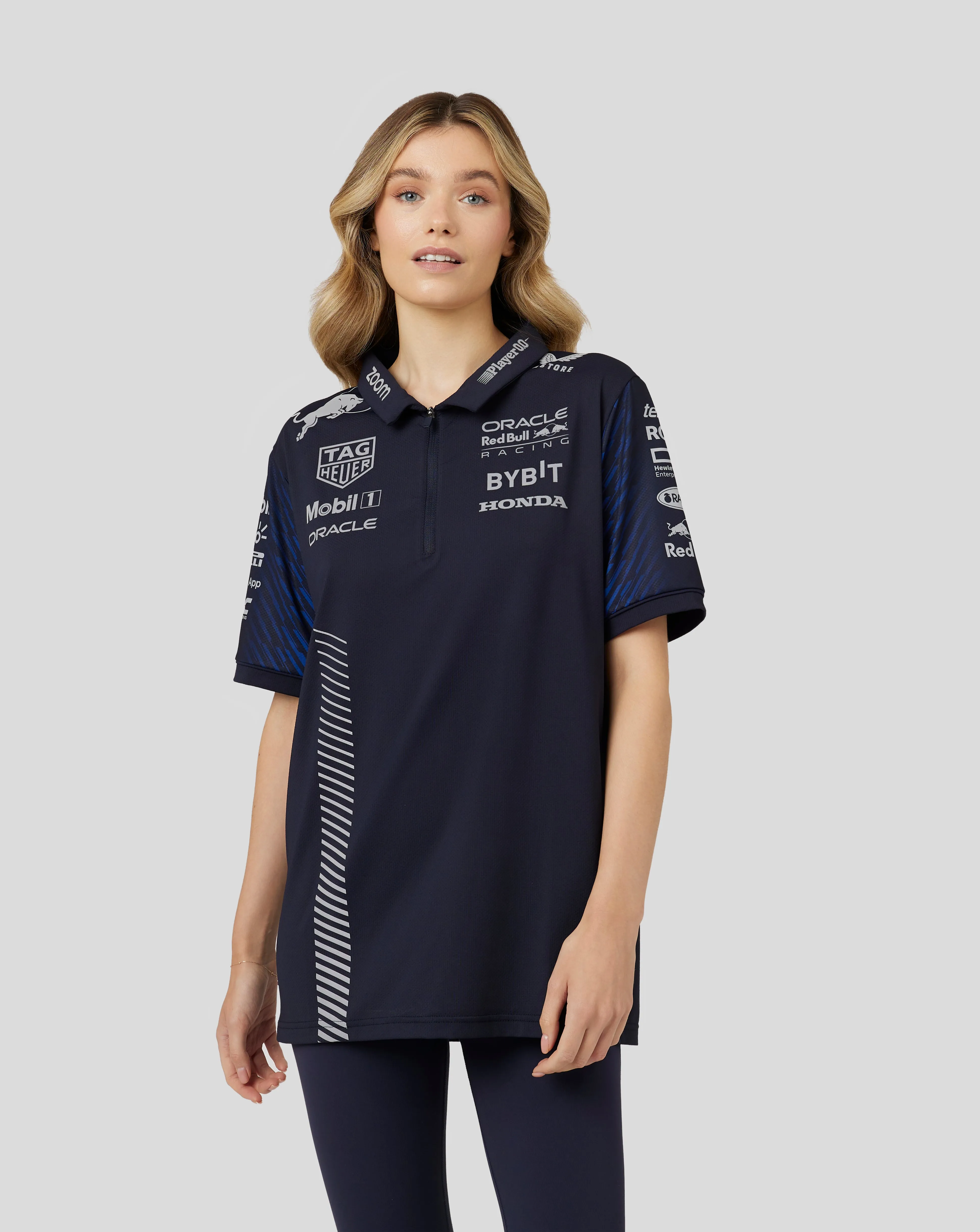 Oracle Red Bull Racing Unisex Las Vegas Officiële Teamline Polo