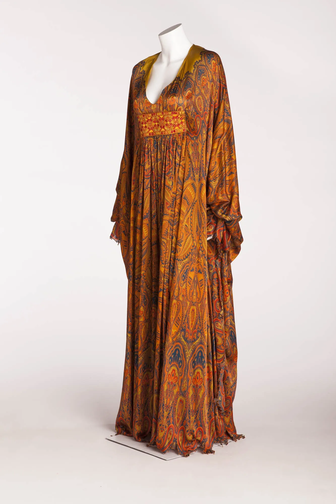 Original Alexander Mcqueen - Multicolor Caftan Dress - IT 40