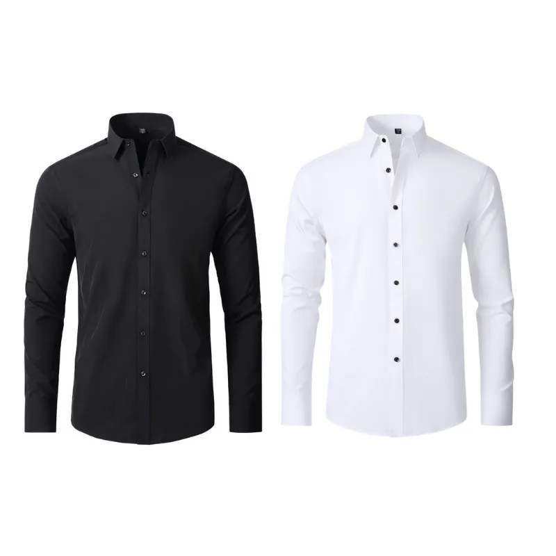 Pague 1 Leve 2 |  Camisa Social Ultra Tech Italian   Brinde Relogio Casual Luxo