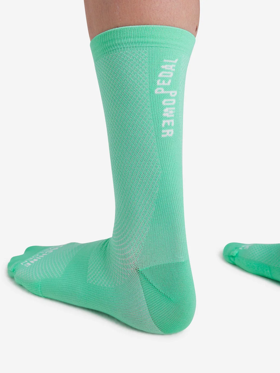 Pedal Power - Cycling Socks - Celeste