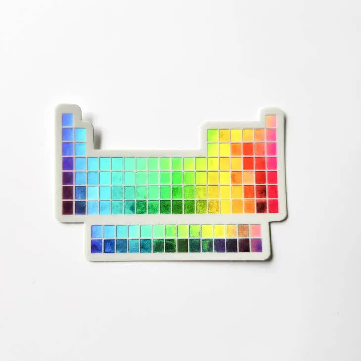 Periodic Table Vinyl Sticker