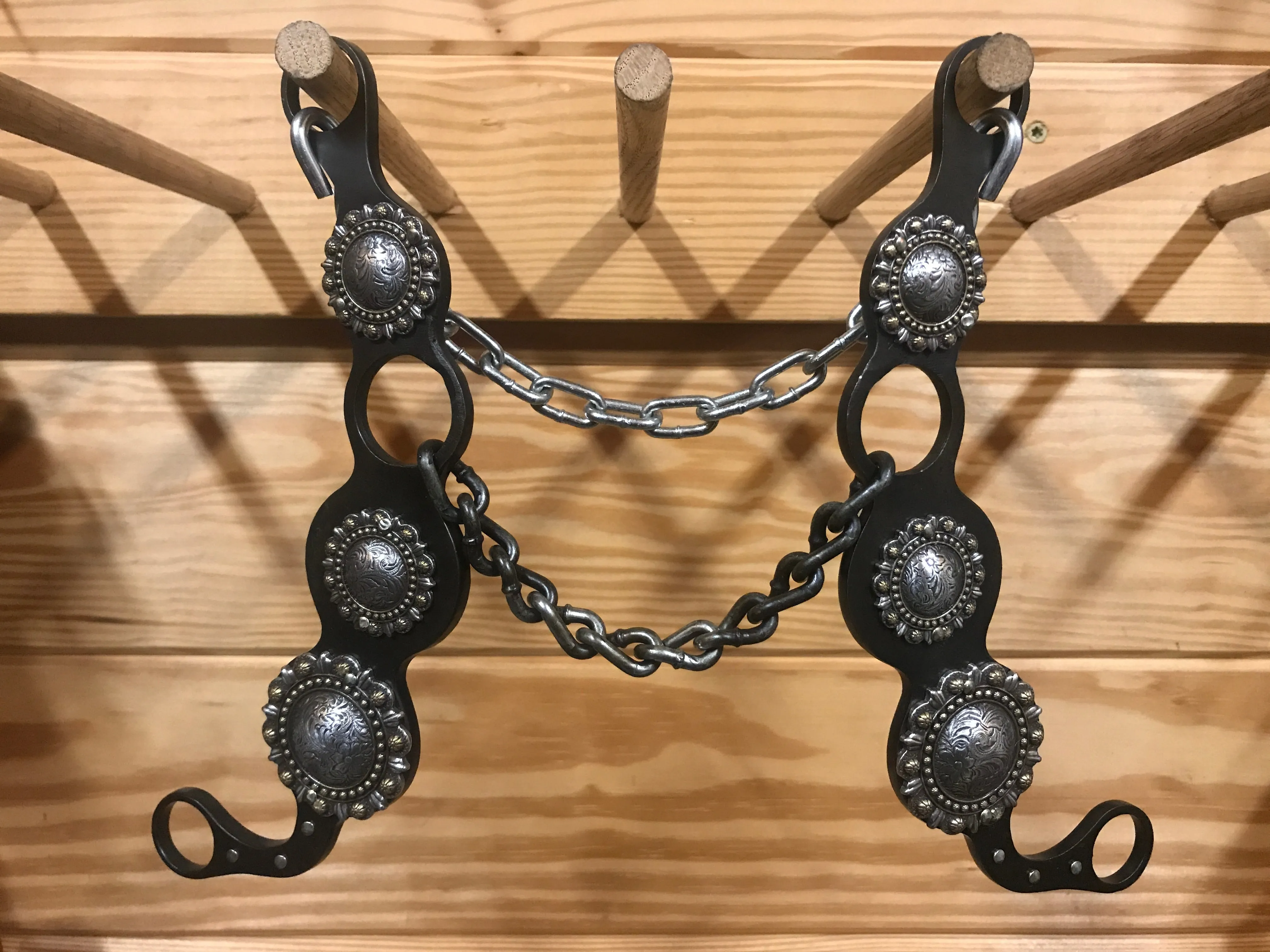 Petska Chain Gag Bit, Extra Long Shank