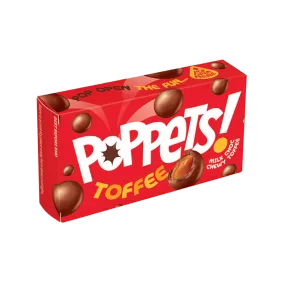 Poppets Milk Choc Coated Chewy Toffee