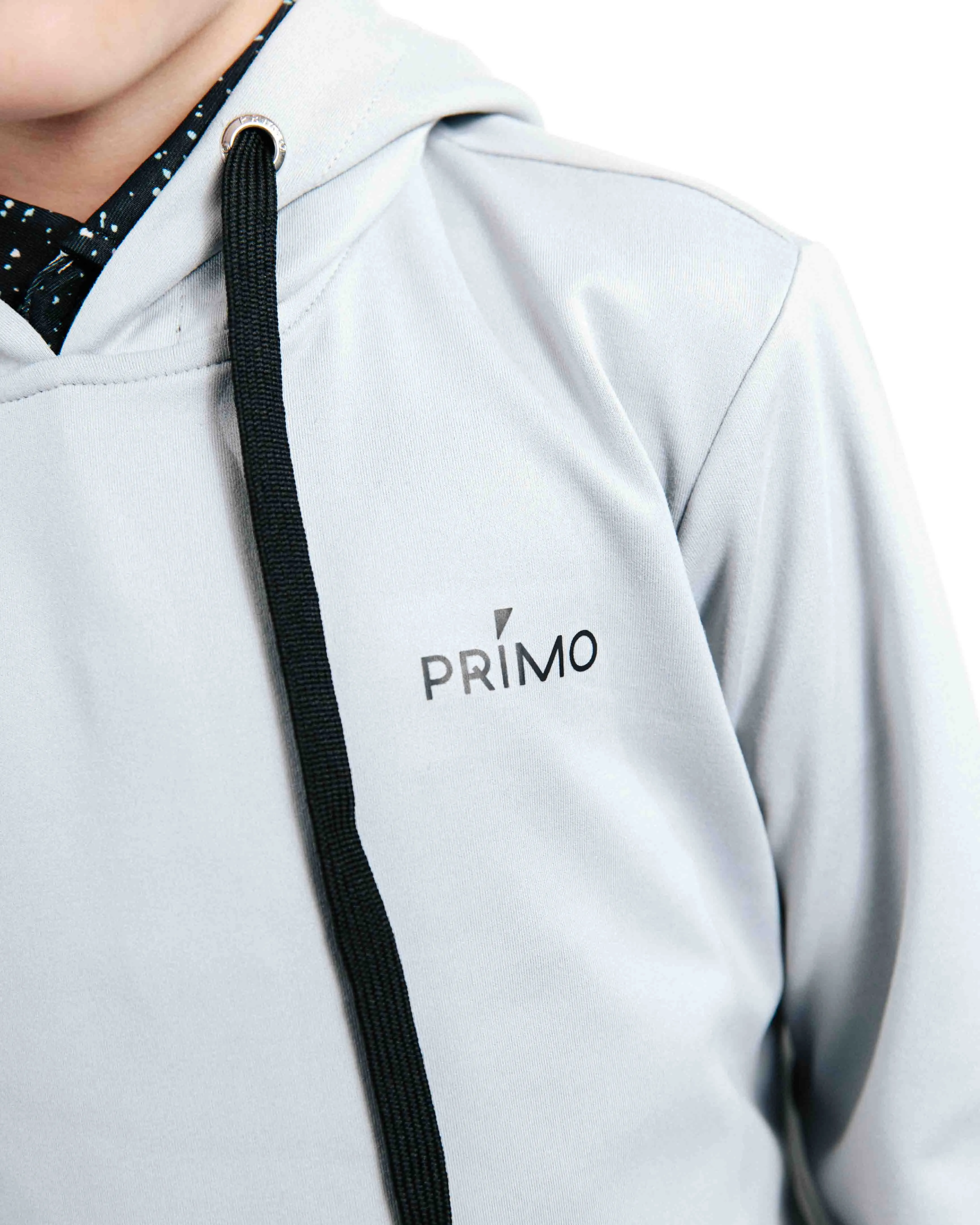 Primo Youth Hoodie - Light Gray