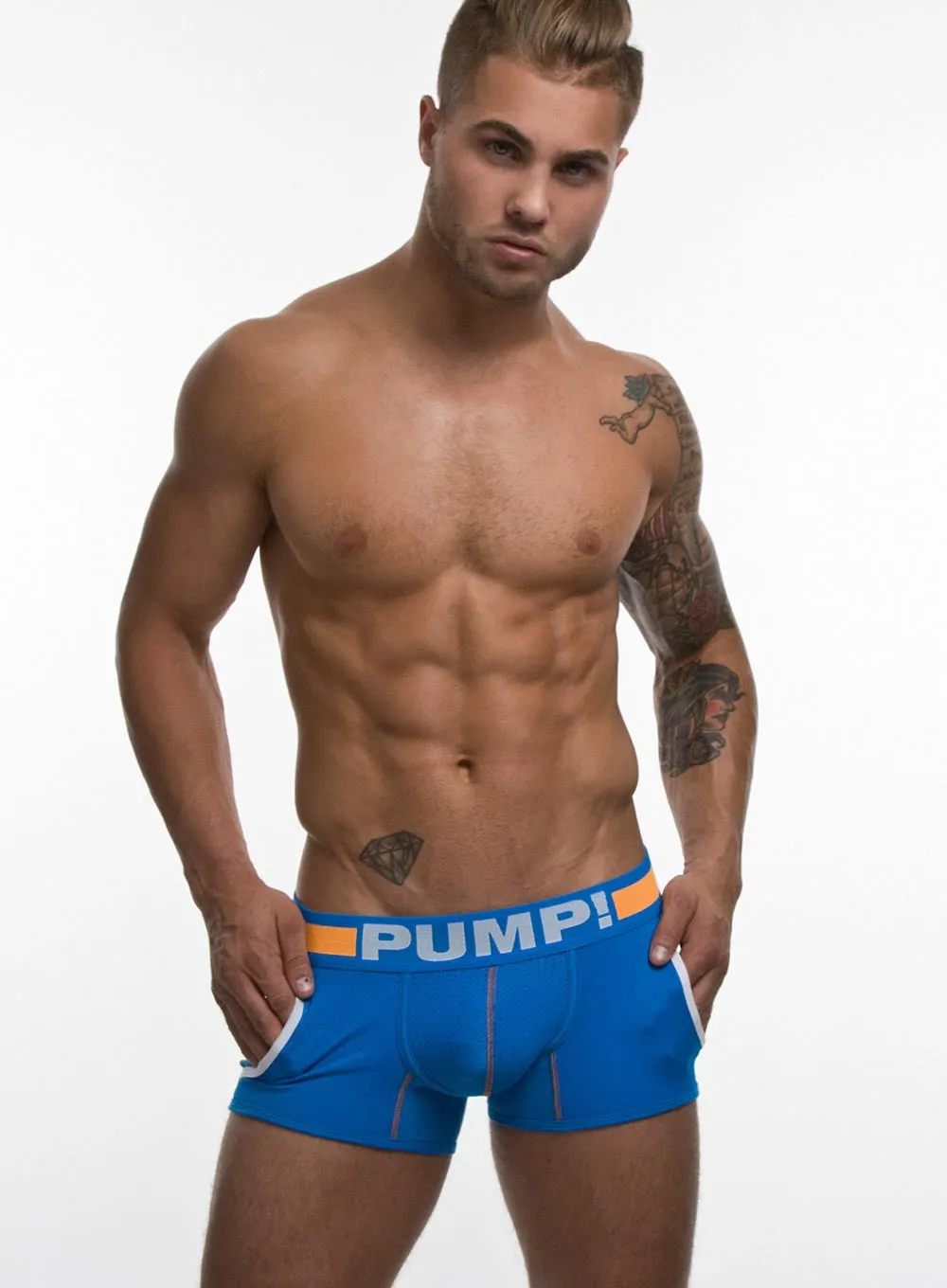 PUMP Cruise Jogger mesh boxer blue