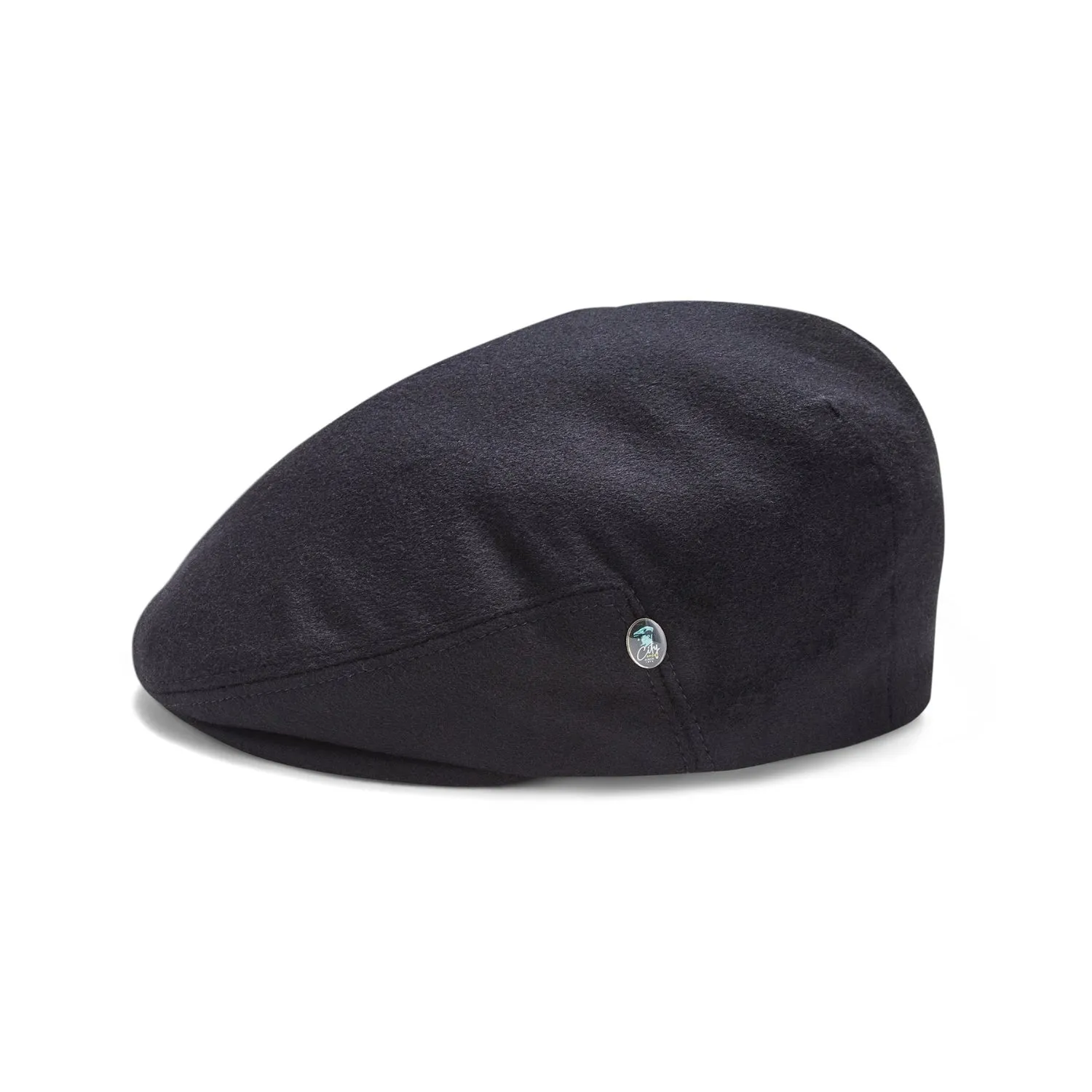 Pure Cashmere Flat Cap | Black | CitySport