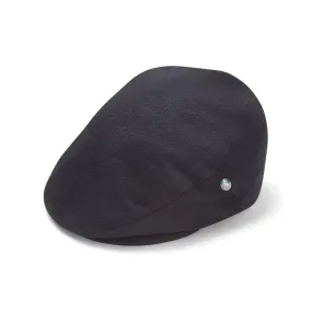 Pure Cashmere Flat Cap | Black | CitySport