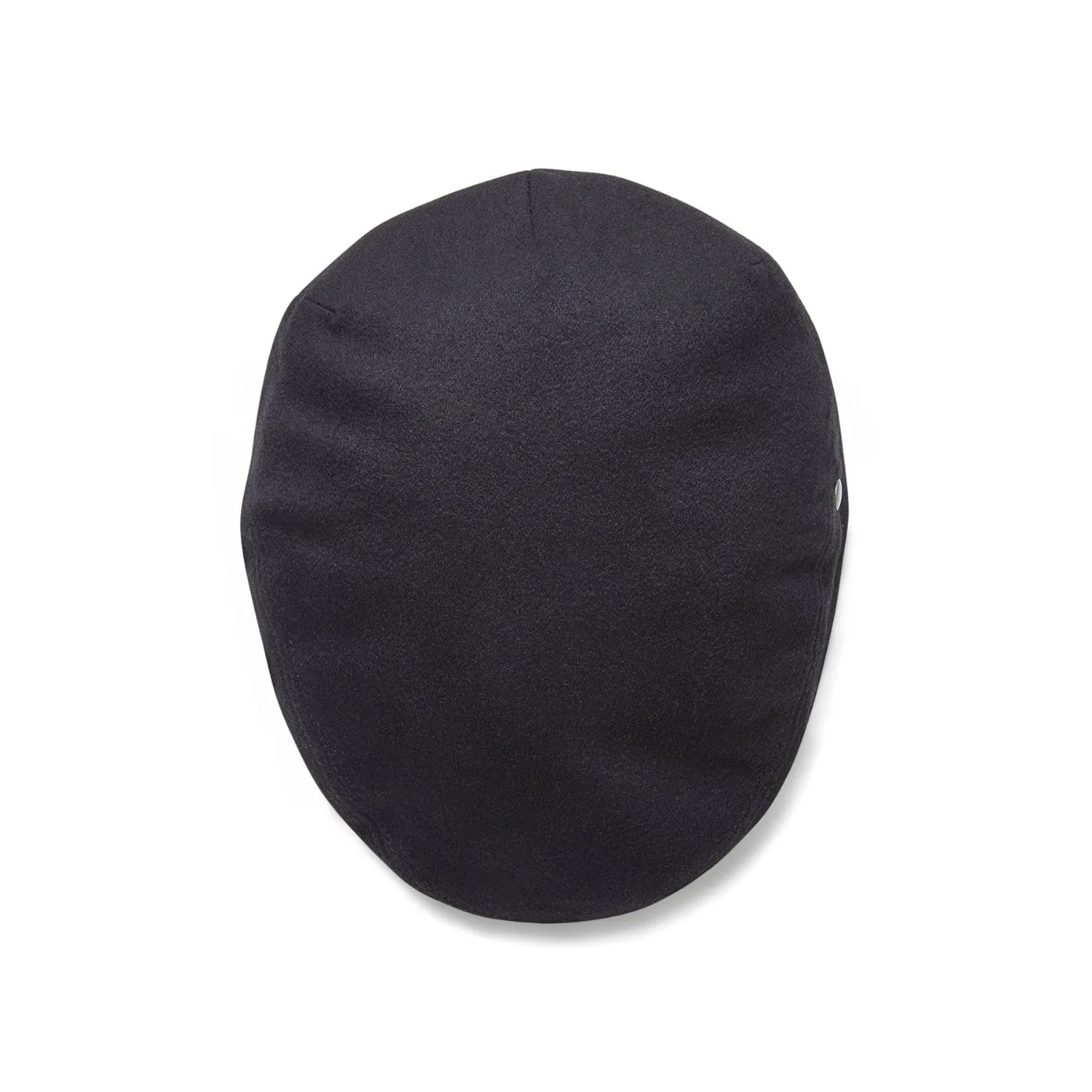 Pure Cashmere Flat Cap | Black | CitySport