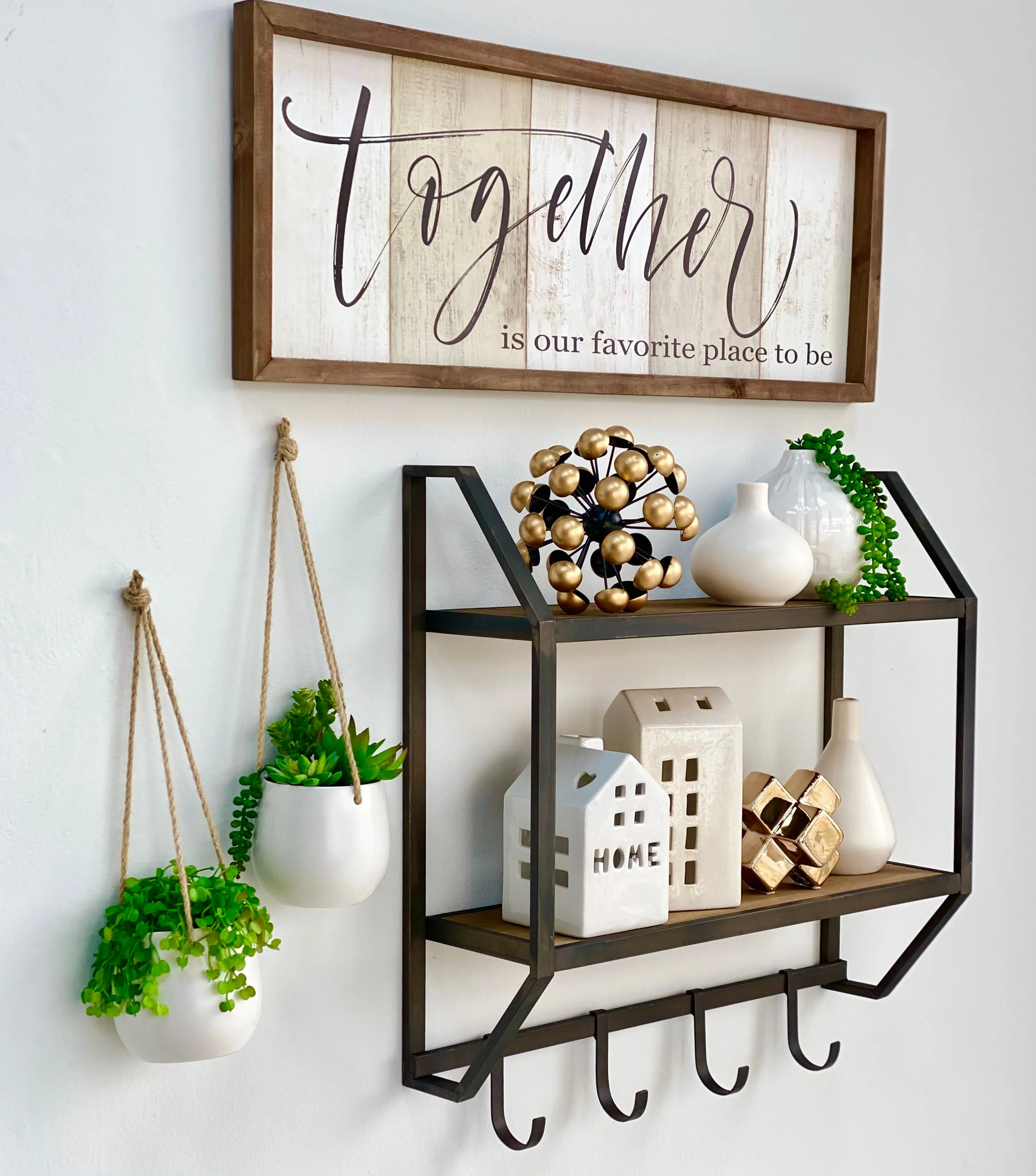 "Together" Wooden Wall Art