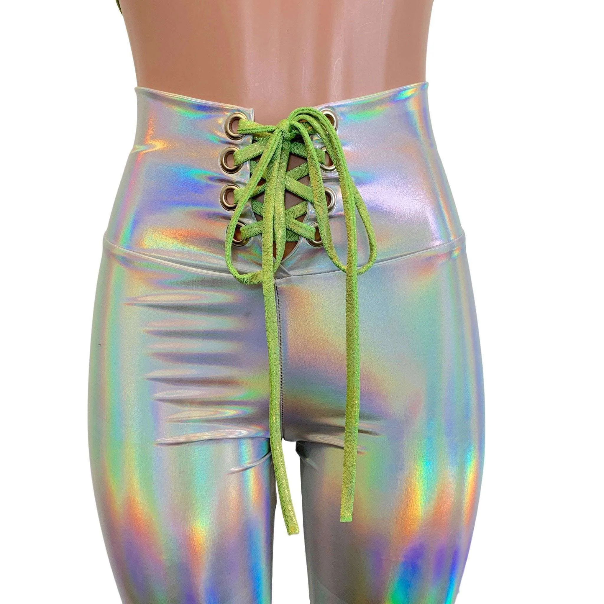 Rave Alien Costume - Opal Holographic Iridescent