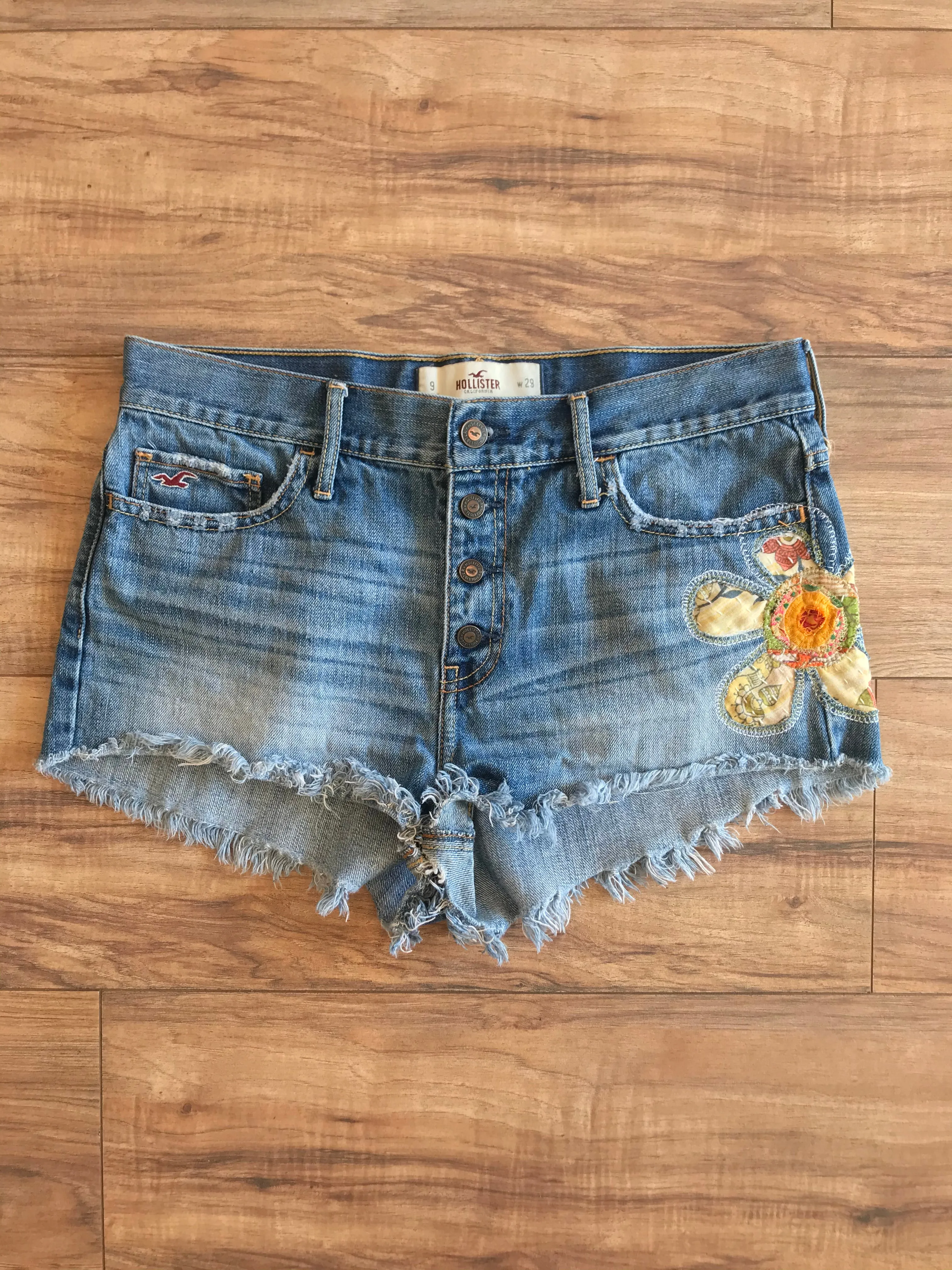 Reworked Hollister Shorts