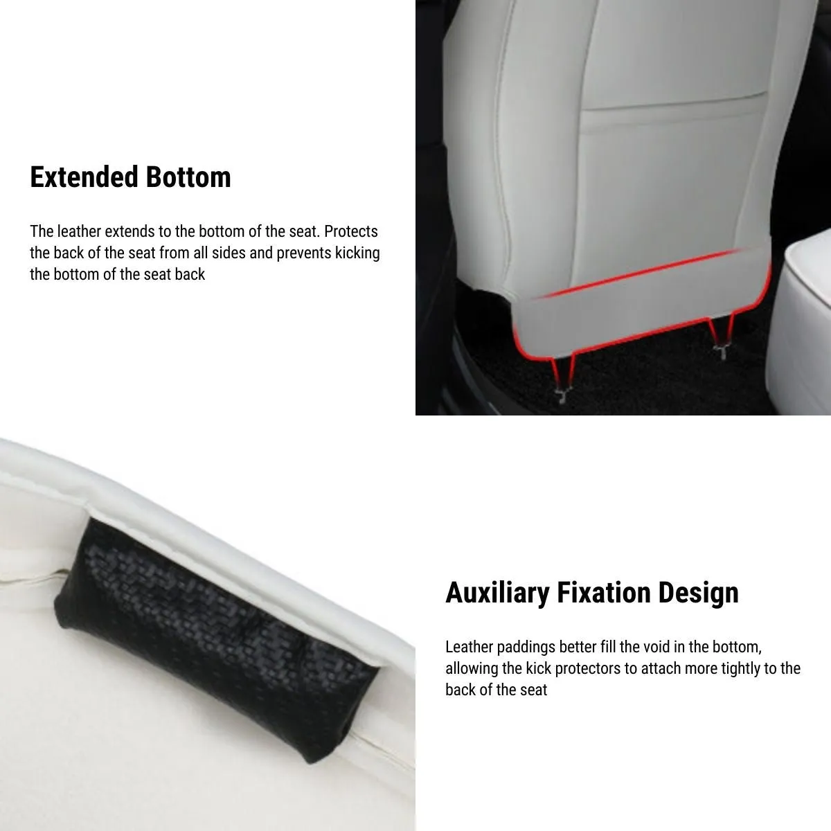 Seat Back Protector for Tesla Model 3 Highland 2023.11-2024 & Model Y 2020-2024（2pcs）