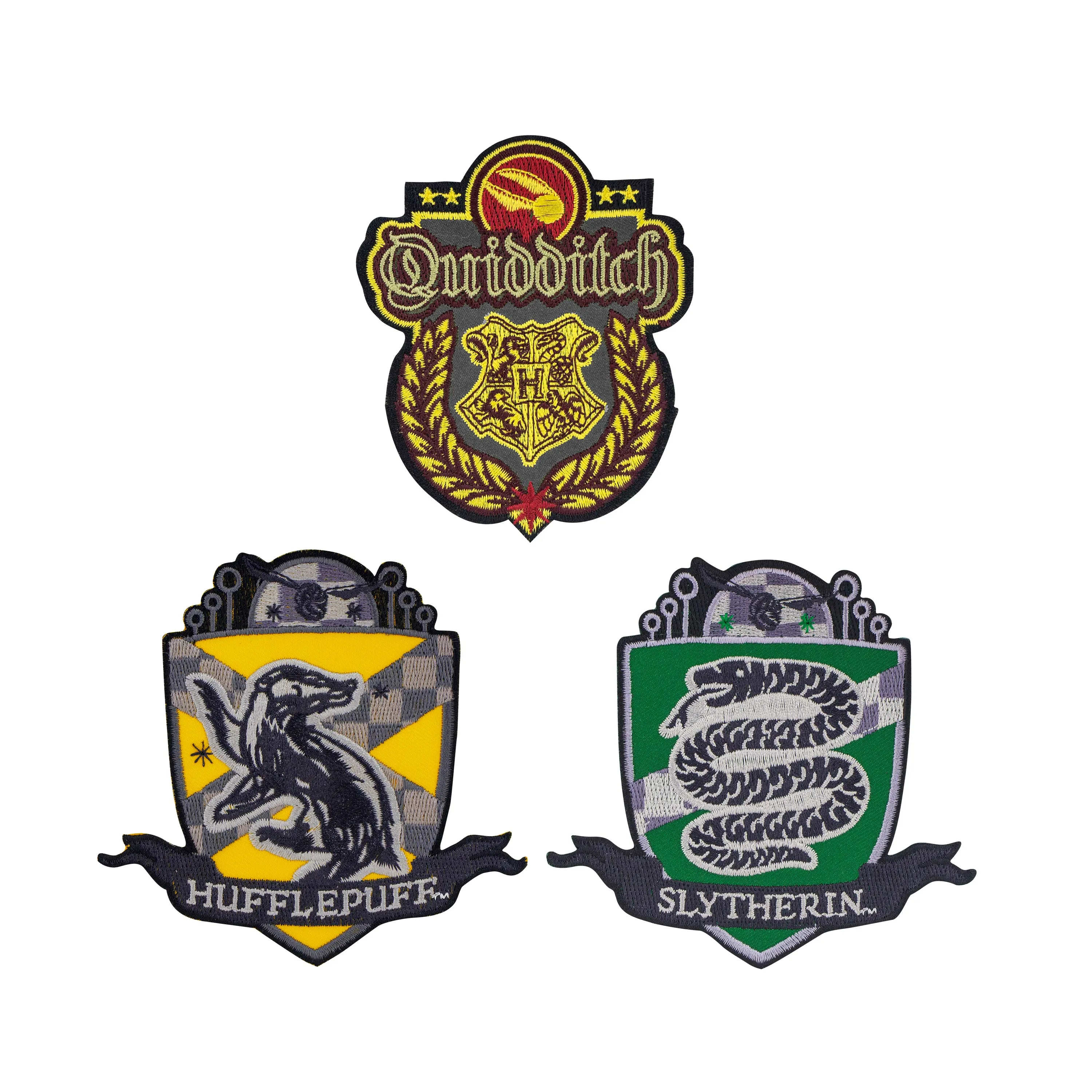 *Set of 3 Deluxe Quidditch Hogwarts Patches