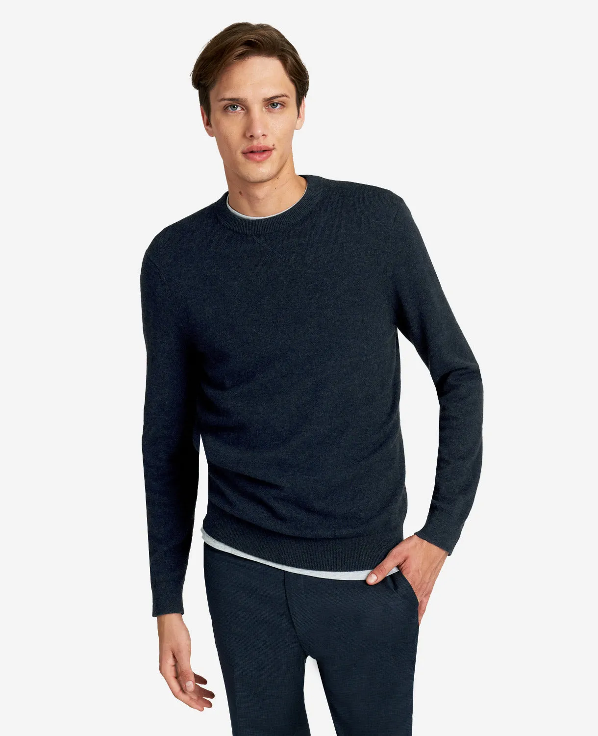 Site Exclusive! Crew Neck Cashmere Sweater