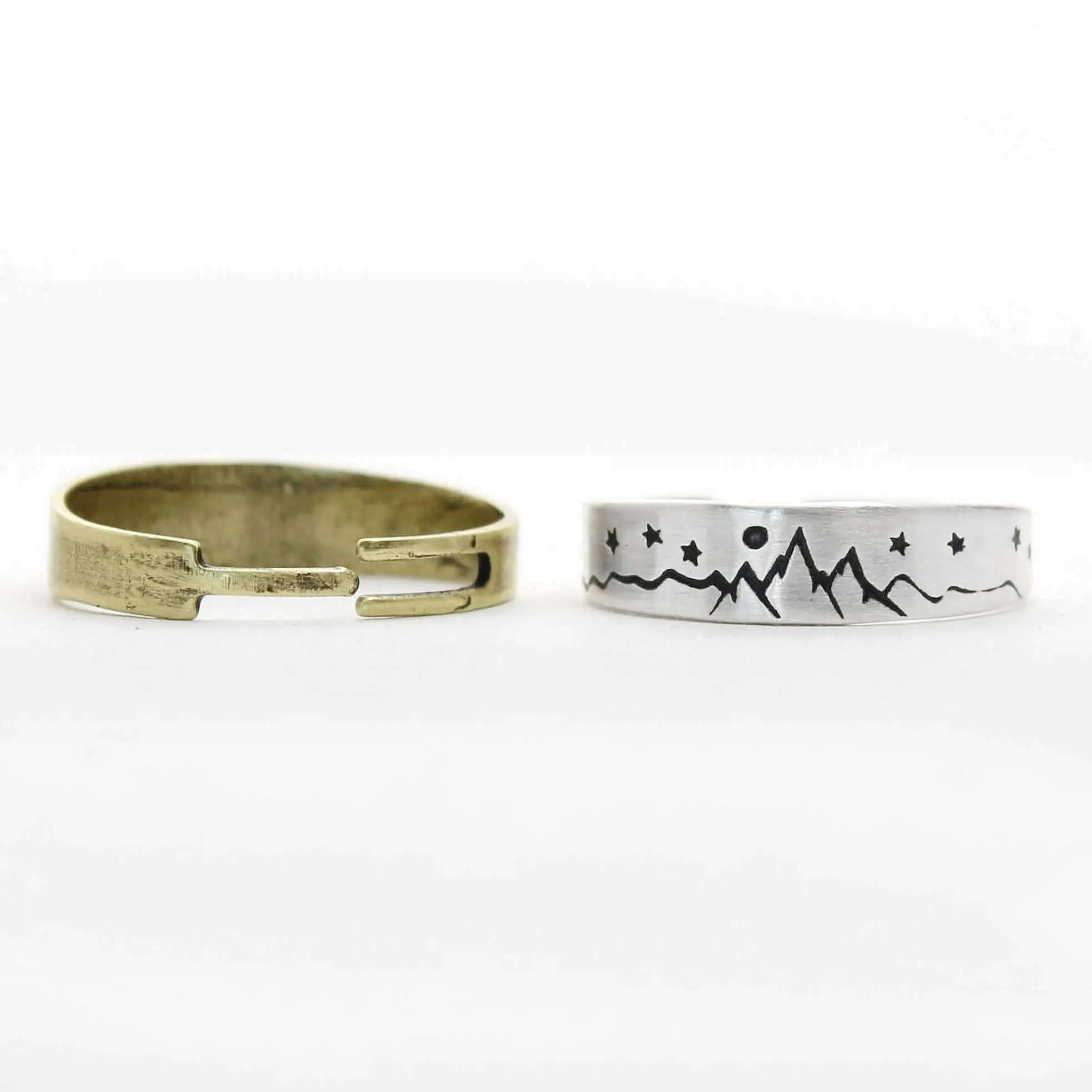 Skinny High Alpine Adjustable Ring