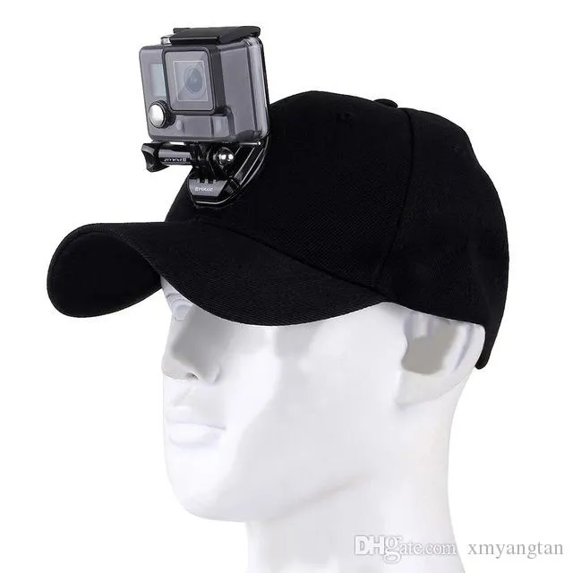 Sport camera GoPro Accessories Canvas Baseball Hat Cap W/ J-Hook Buckle Mount Screw for GoPro HERO5 HERO4 Sessio