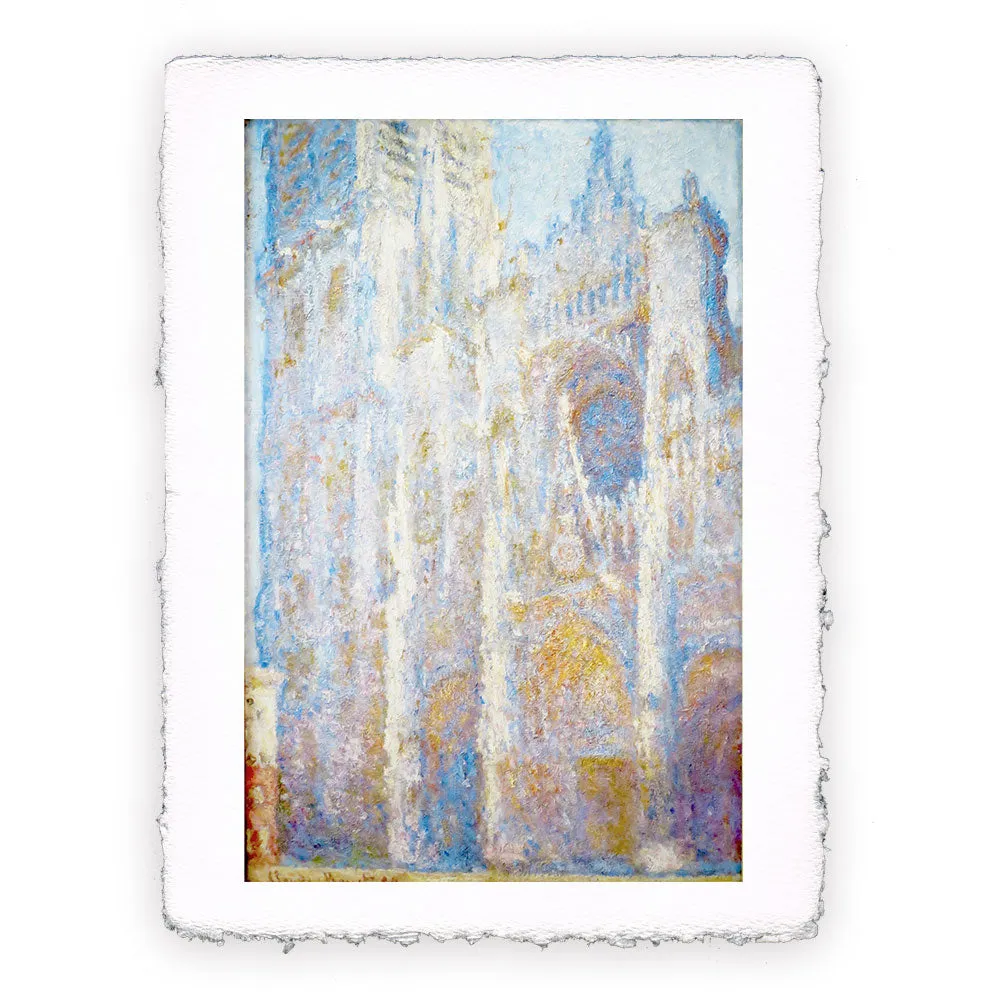 Stampa di Claude Monet - La Cattedrale di Rouen. Il portale e la torre Saint Romain a mezzogiorno - 1894