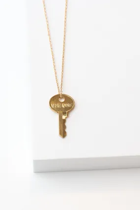 THE ONE Dainty Key Necklace