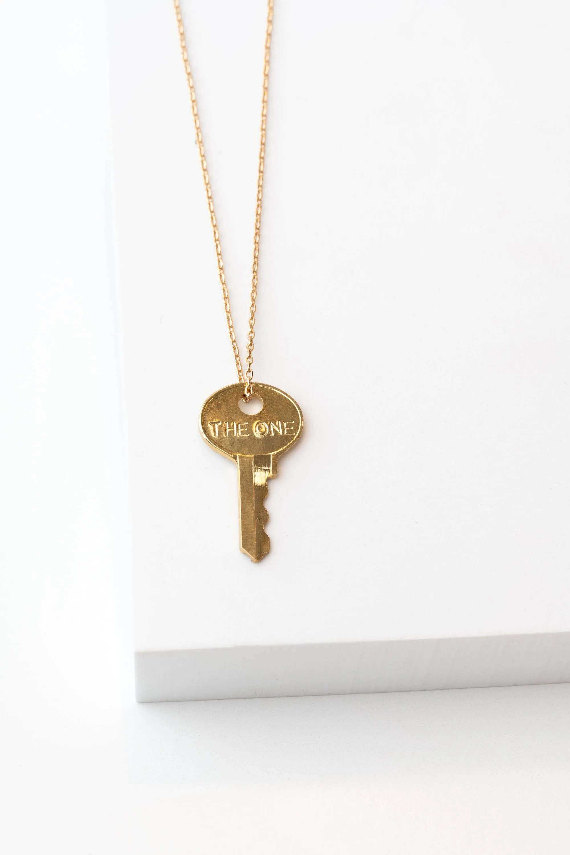 THE ONE Dainty Key Necklace