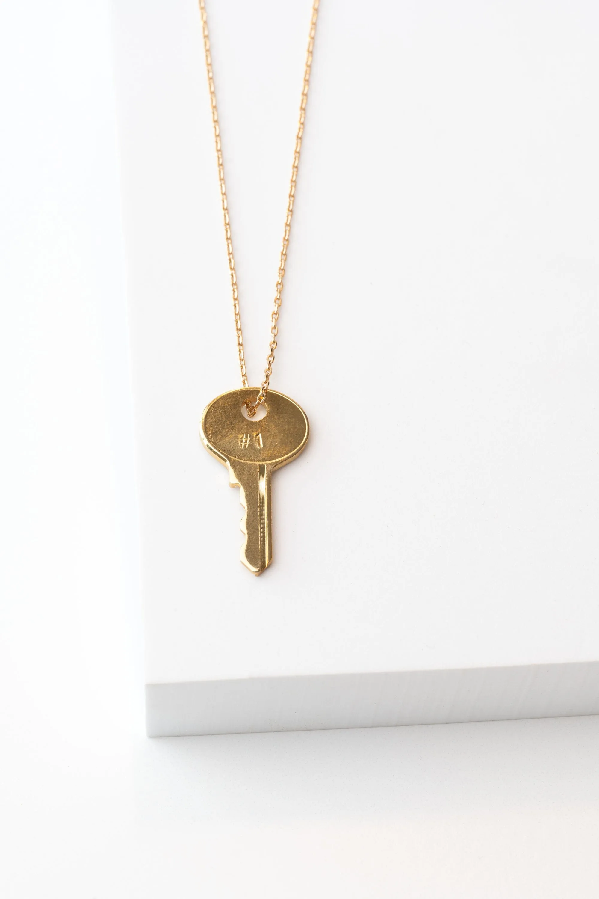 THE ONE Dainty Key Necklace