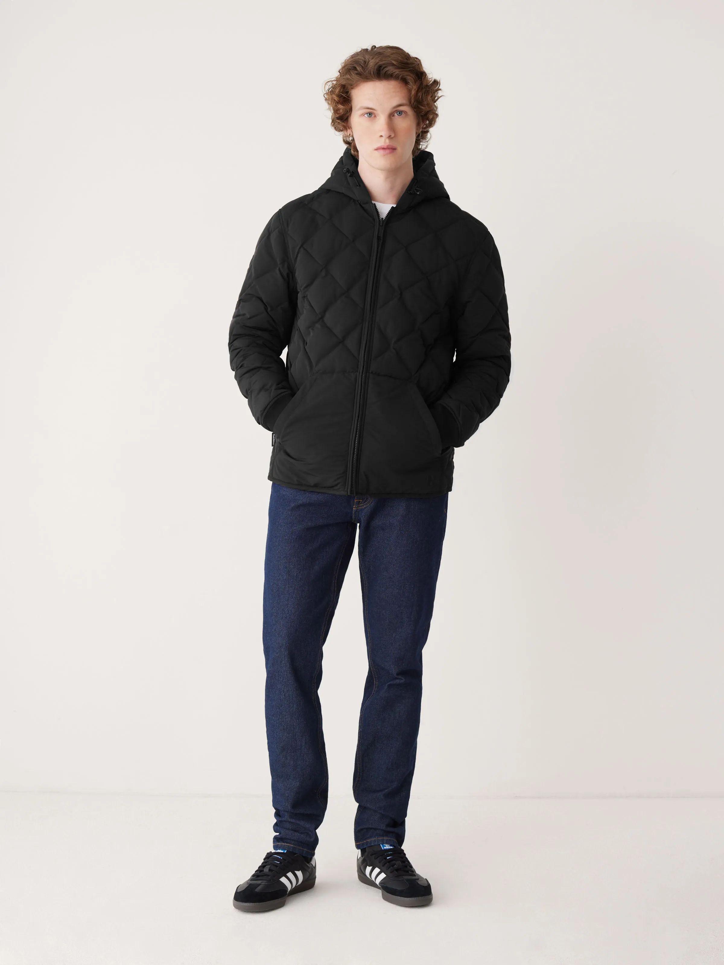 The Skyline Reversible Hooded Jacket in Black