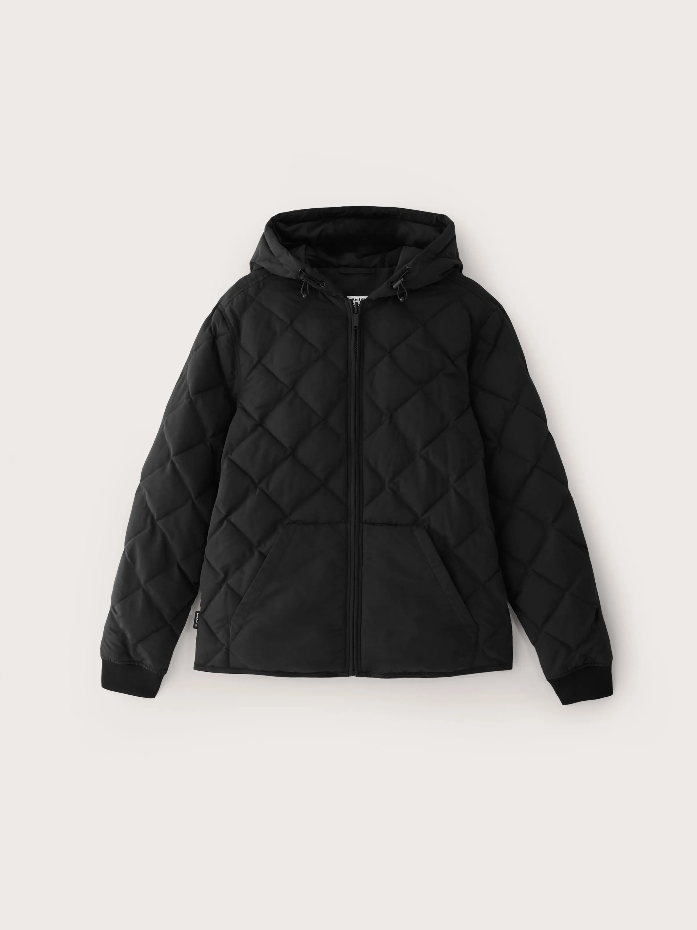 The Skyline Reversible Hooded Jacket in Black