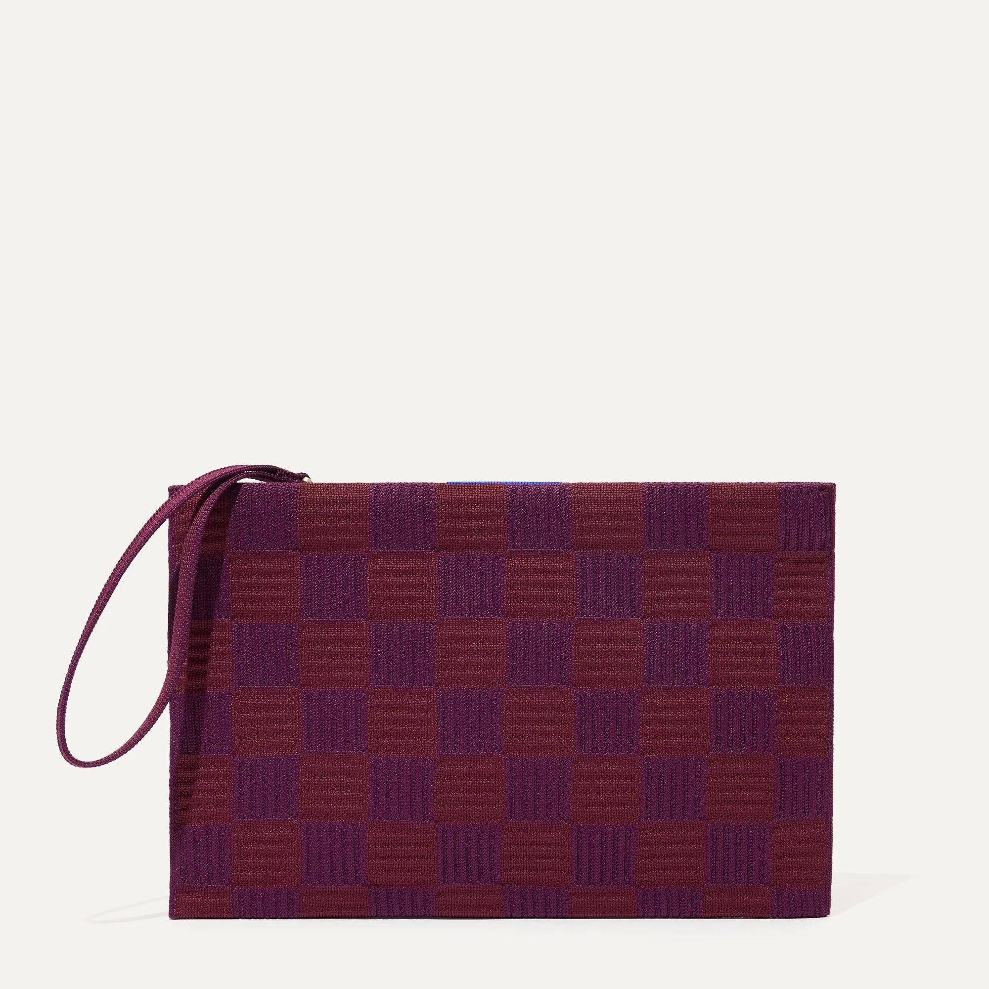 The Wristlet - Checker Plum