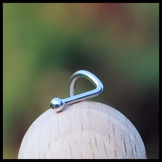 Tiny Ball Silver Nose Stud