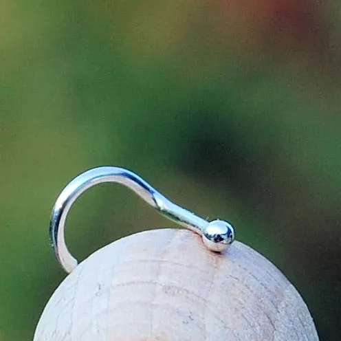 Tiny Ball Silver Nose Stud