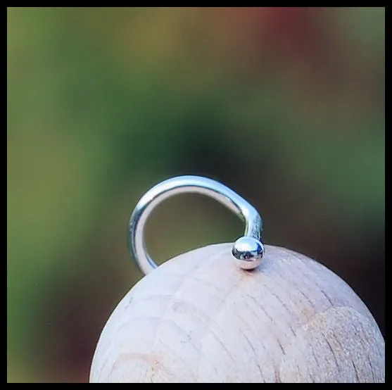 Tiny Ball Silver Nose Stud