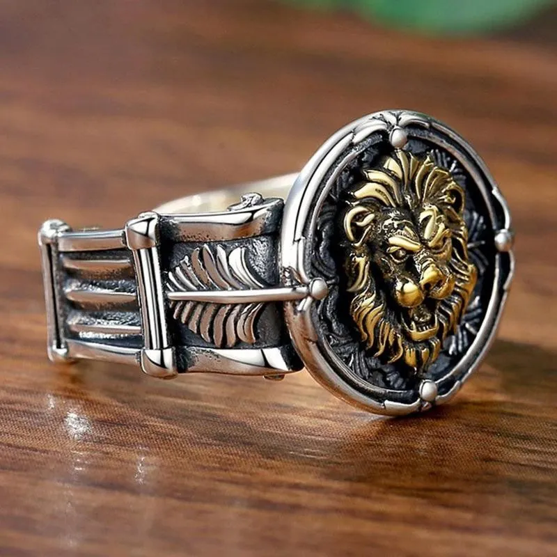 Unique Silver Royal Lion Ring