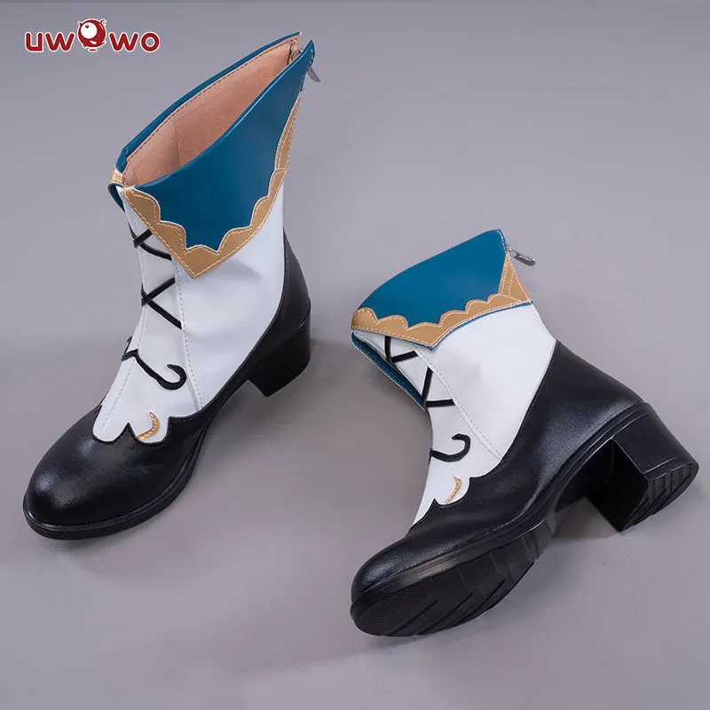 Uwowo Game Genshin Impact Barbara Shining Idol Deaconess Cosplay Shoes