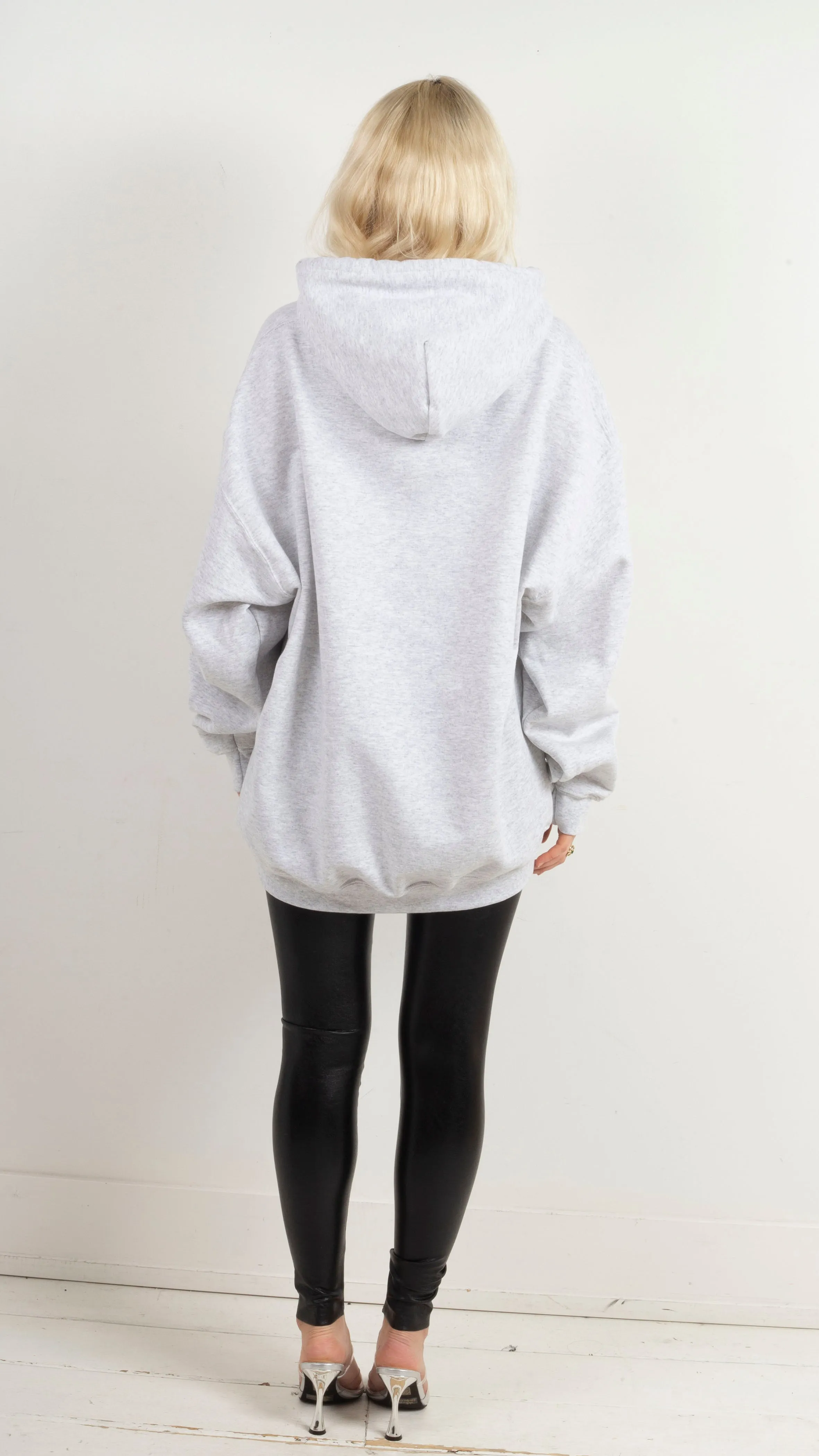 Van De Vort Collegiate Hoodie - Ash/White