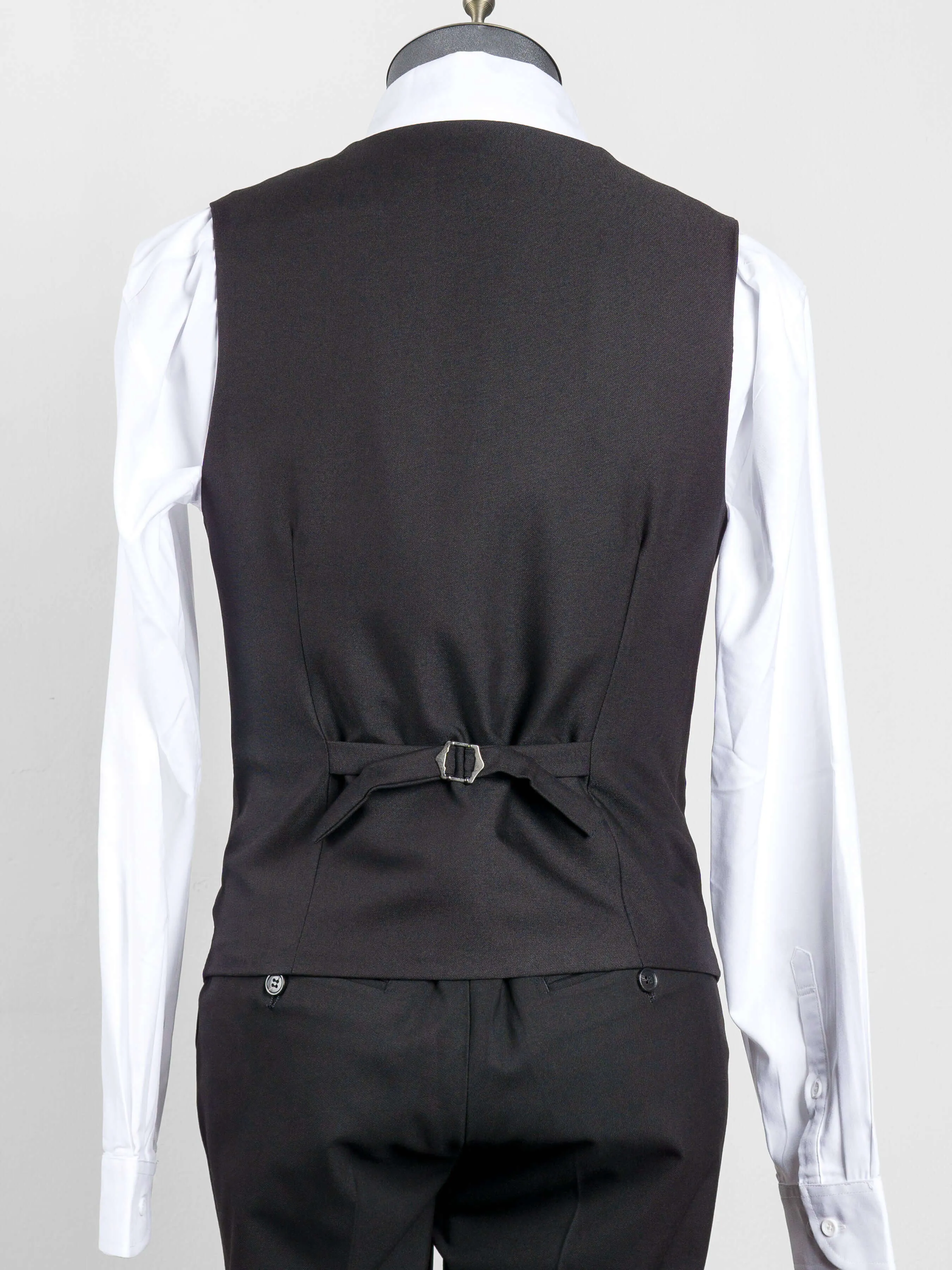 Vest - Deep Black Plain