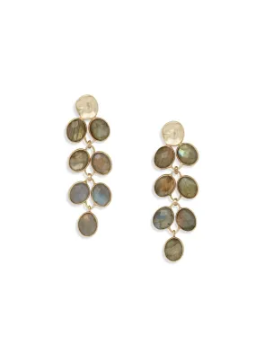 Victoria Earrings | Labradorite