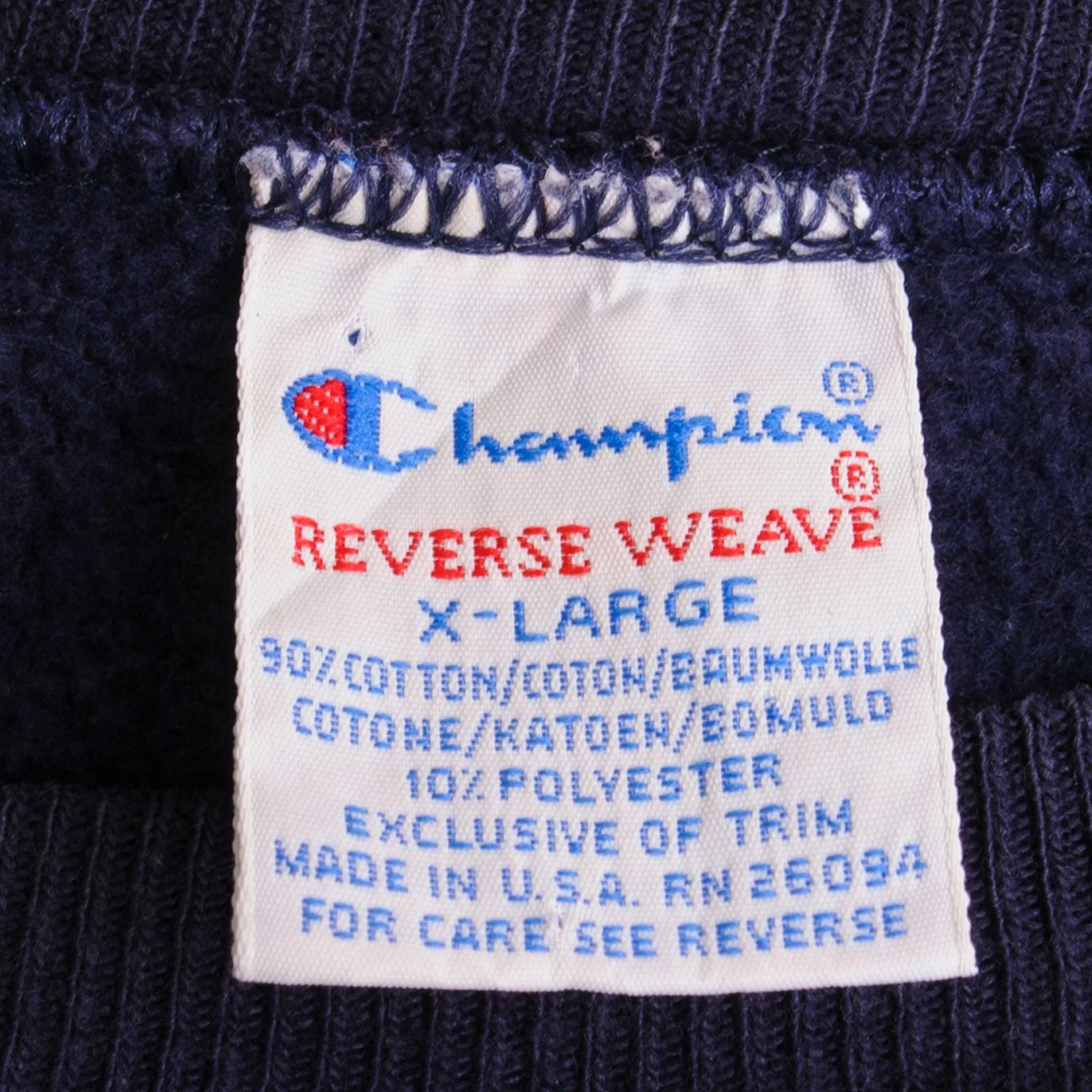 VINTAGE CHAMPION REVERSE WEAVE PARAMOUNT SWEATSHIRT 1990S SIZE XL MADE IN USA