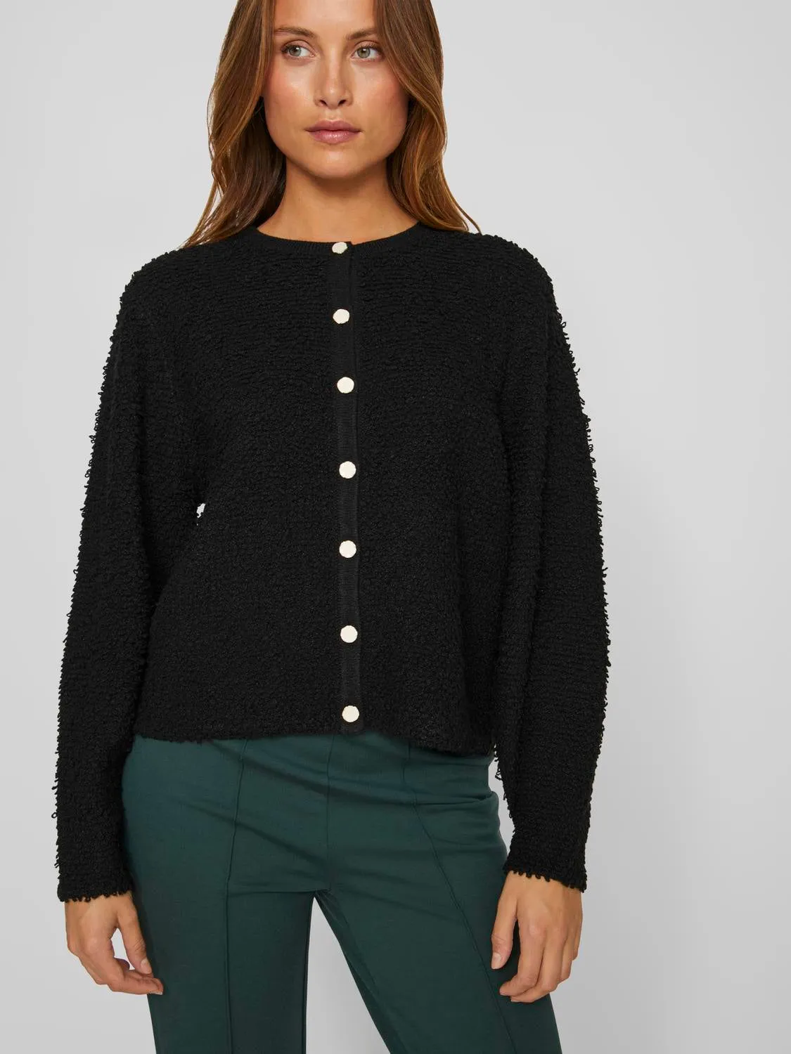 VIPAZA Knit Cardigan - Black Beauty