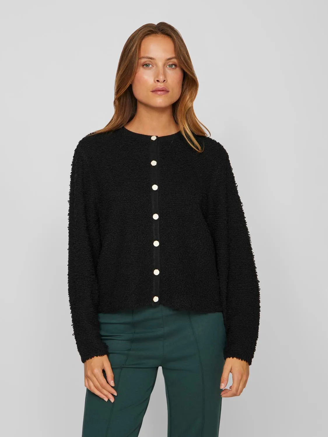 VIPAZA Knit Cardigan - Black Beauty