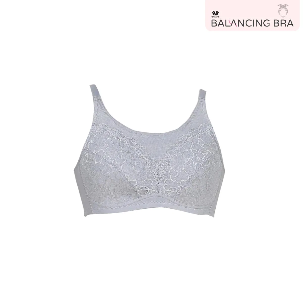 Wacoal Balancing Bra รุ่น WXB511 สีเทาอ่อน (LI)