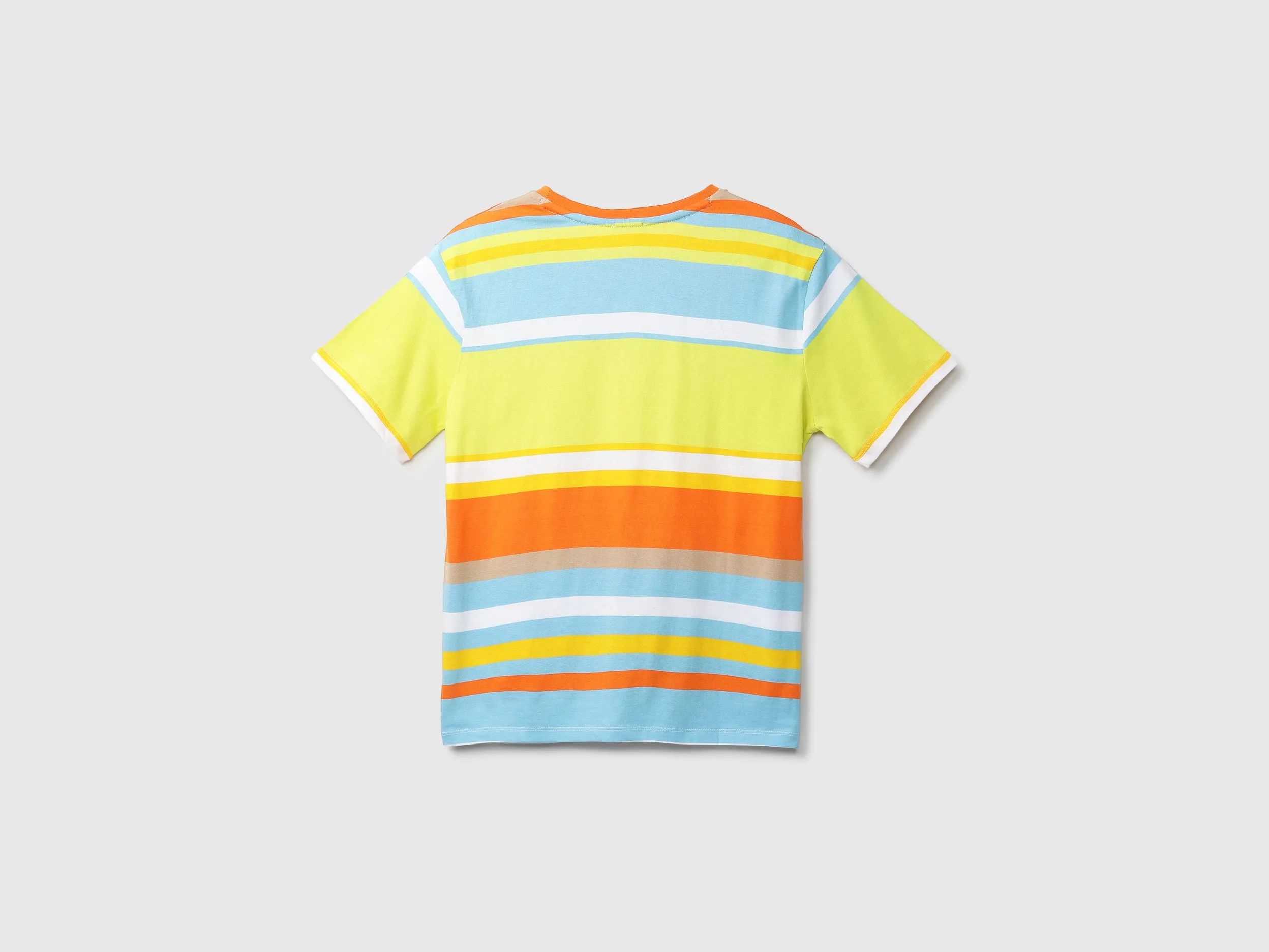 Women Striped Round Neck T-shirt