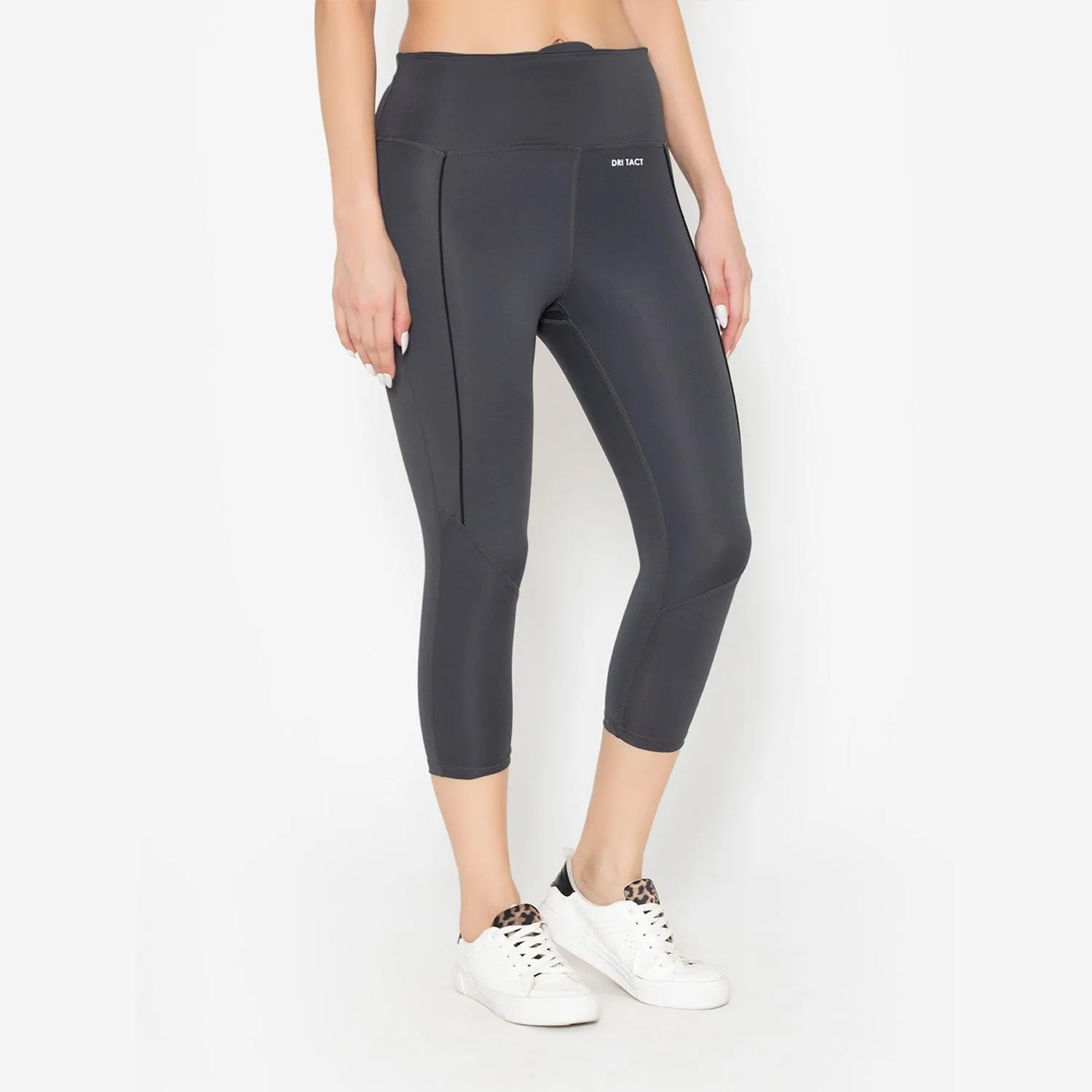 Women's Gym Capri - Grey