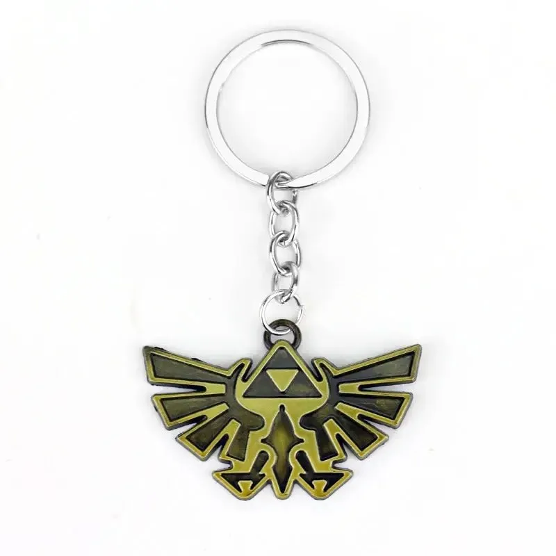 Zelda Master Sword Keychain - Metal Pendant Key Ring for Cosplay  Collectors