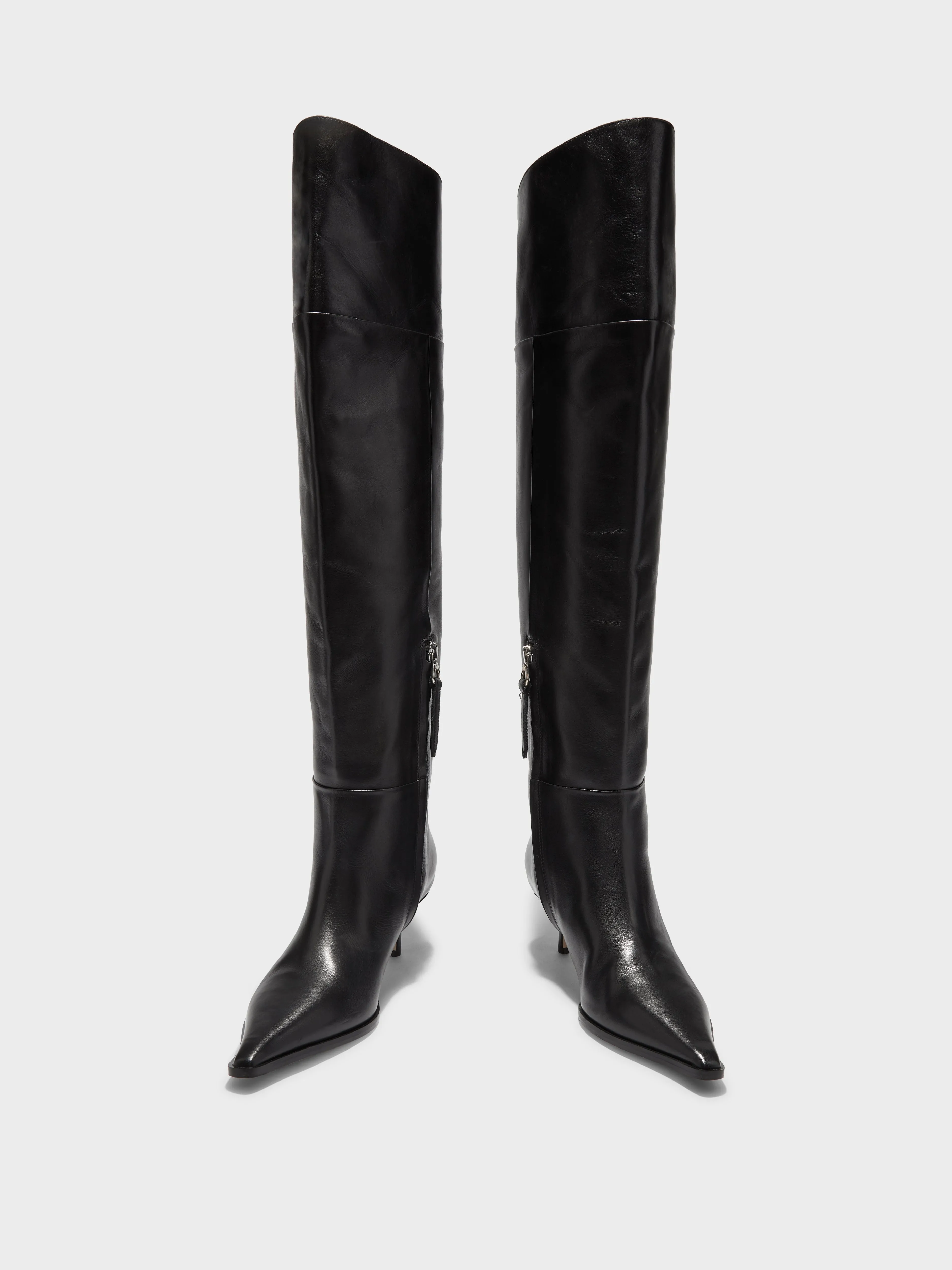 Zsazsa Leather Over-Knee Boots